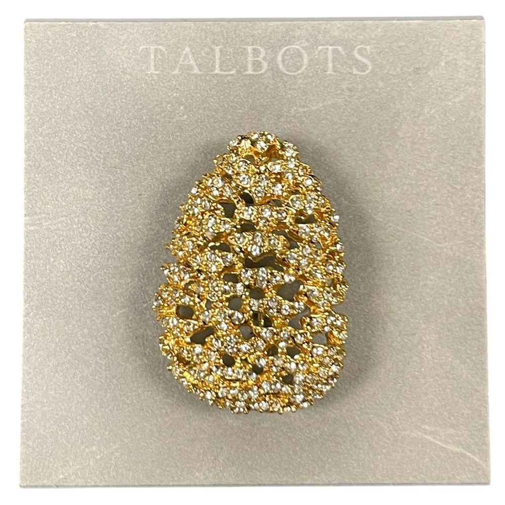Talbots Pin/Brooch . Goldtone Pinecone